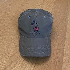 Vintage Gray Mickey Mouse Cap